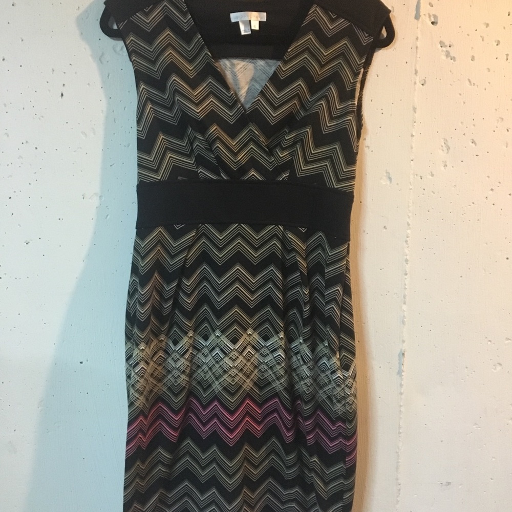 London Times Sleeveless Work Dress